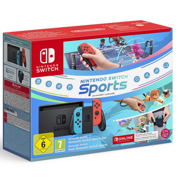 Nintendo NIN SWITCH NB/NR + SPORTS +12M NSO